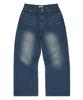 WAIKEI Corduroy Denim Pants Deep Blue