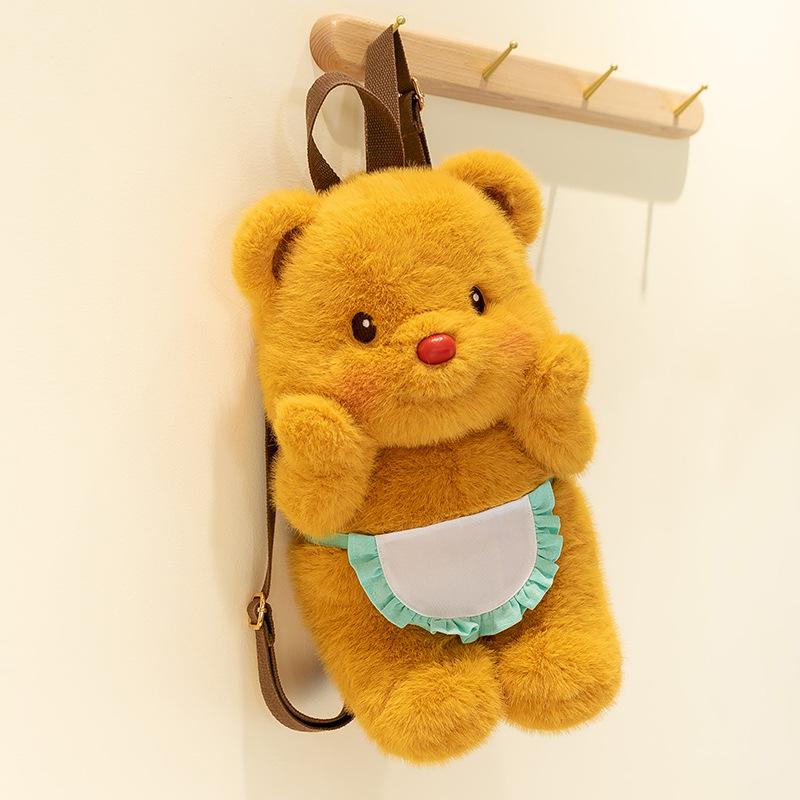 Butter Thai Bear Backpack Gift Ragdoll Cartoon Birthday Gift Doll Plush Children Cute