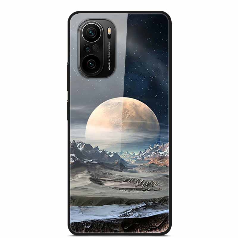 For Xiaomi Poco F3 Case Tempered Glass Hard PC Phone Back Cover For Xiaomi POCO F3 5G Cases Shells PocoF3 F 3 2021 6.67'' Coque