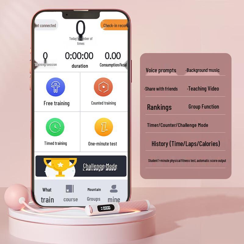 Smart Cordless Counting Jump Rope