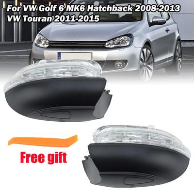 Luz de Señalización Inferior para Espejo Retrovisor Para Volkswagen Golf 6 MK6 2008-2013 Para VW Touran 2011-2015 Accesorios para Espejo Lateral del Coche