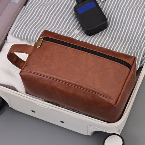 Reise-Kulturbeutel Herren Damen Toilettenartikel-Organizer Wasserdichte Kosmetiktasche Aufbewahrungstasche für Rasierzubehör Pflegeutensilien