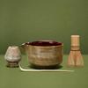 DiDiBirDi Matcha Bowl Tea Ceremony Includes Matcha Matcha Whisk Matcha Bamboo and Traditional Bamboo a Gift for Tea Ceremony Lovers Set, 4-Piece Set,