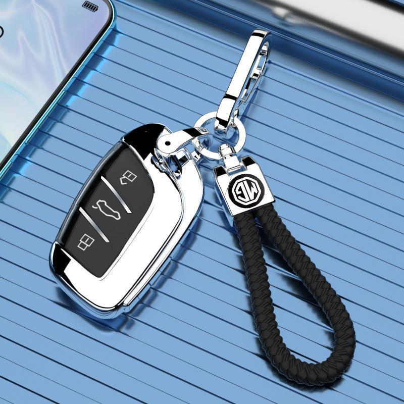 MG HS Key Cover: Full Protection, High-Grade Luxury Shell with Chain