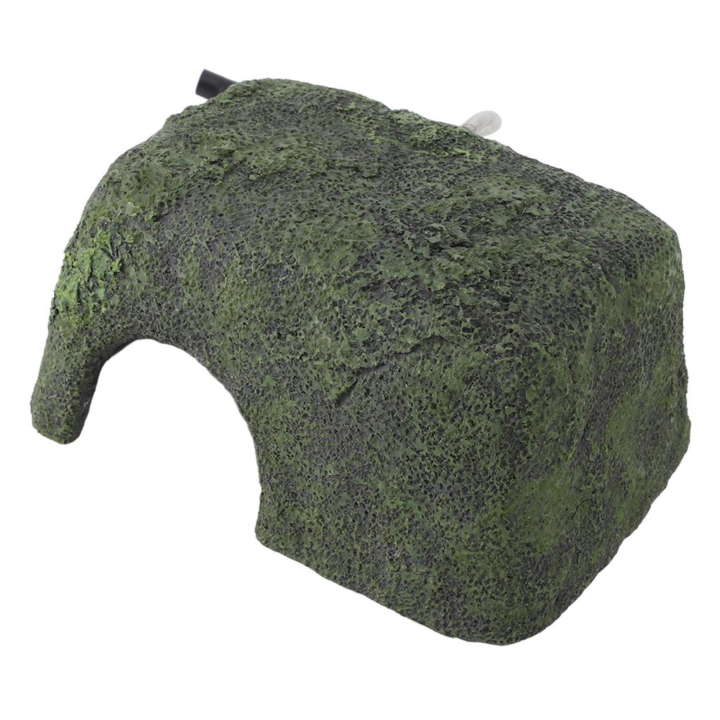 Heated Reptile Cave Reptile Rock Hide Cave Hiding Place for Snakes Lizards Increase Reptile