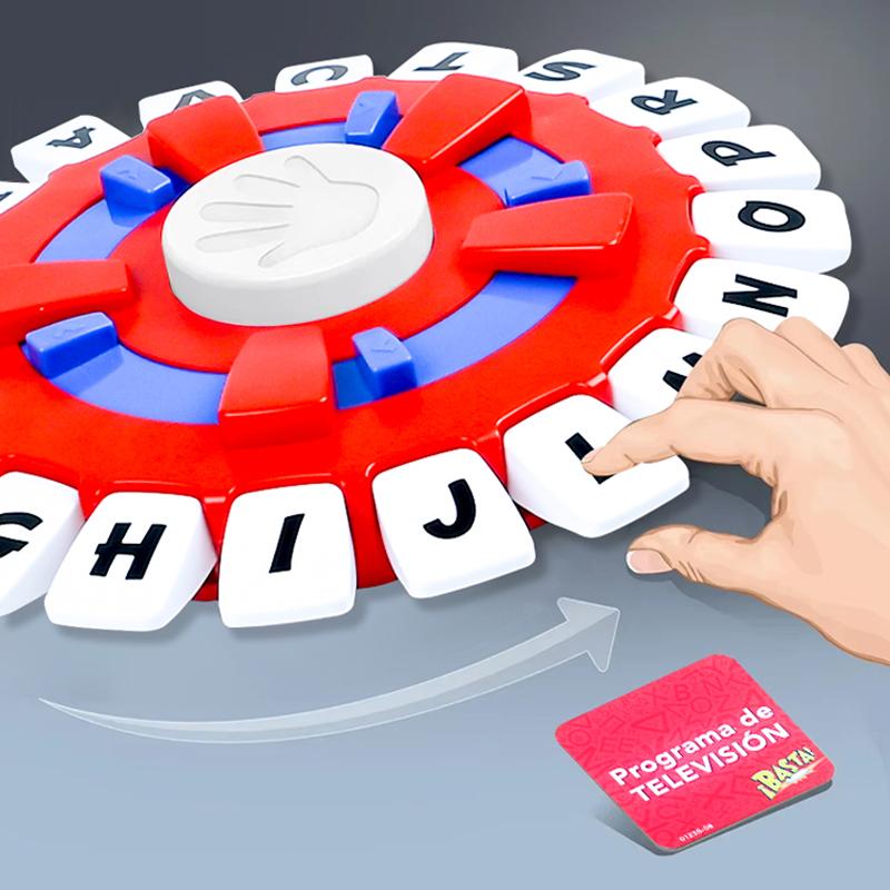 Spanish Basta Game Fast-paced Family Gathering Letter Toys For Adults Children Letters Learning Lengua Española Juegos De Mesas