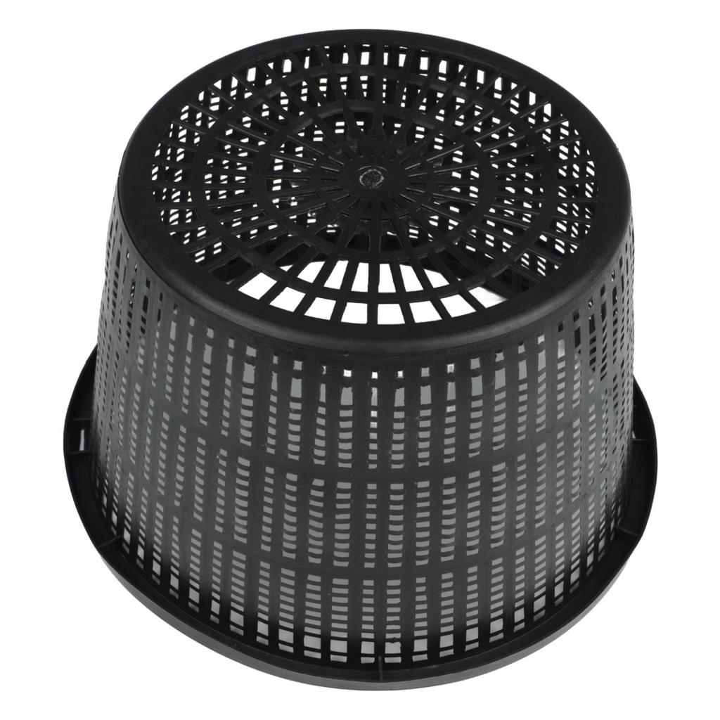 5 Pcs Net Pots For Plant 8.3in Large Aquatic Plant Mesh Net Pots Plastic Flower Basket Garden Decoration Accessories
