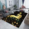 Unicorn Under the Stars Printed Carpet for Living Room Bedroom Bedside Bathroom Floor Mat Area Rugged Sofa Mat Home Decor