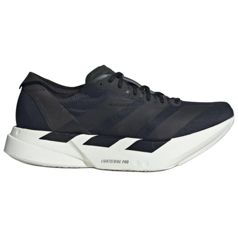 adidas Adizero Adios Pro 4 men low-top fabric marathon running shoes core black JR6369