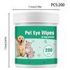 Pet Tear Stain Removal Wipes 200 Pieces Dog Eye Wash Wipes Travel Size Eye Wash Wipes Prevent Tear Stains and Keep Your Dog