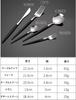 MGOXO Scandinavian Style 30-Piece Cutlery Set: Spoons, Forks, Knives, Gold Finish, Stainless Steel, Suitable for Lunchboxes, Camping, Outdoors, Restau