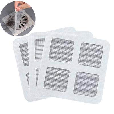 Floor Sink Strainer Filter Mesh Disposable Hair Catchers Floor Drain Patch Anti-Clogging Filter Patch  Bathroom Accessories