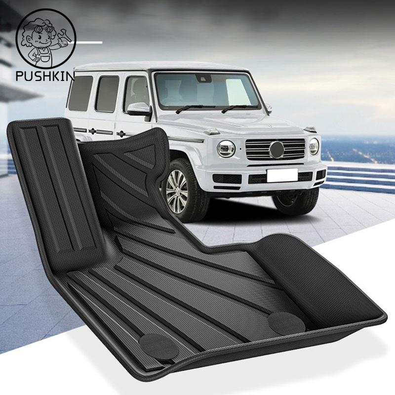 LHD For Mercedes-Benz G Class/G500/G350/AMG G63 SUV 2019-2025 TPE 3D Floor Mats Custom Fit Floor Liner Trunk Mat Left Hand Drive