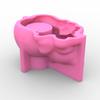 Succulents Flower Pot Resin Silicone Mold Suitable for Diy Garden Concrete Flower Pot Candle Holder Crafts Home Decor