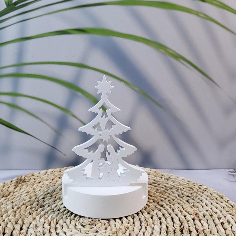 Christmas Tree Candle Holder Mould Candlesticks Silicone Molds Craft Molds