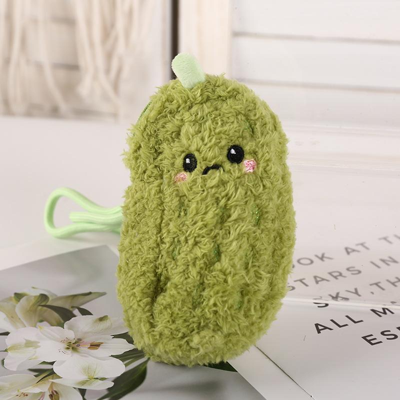 1Pcs Plush Zipper Coin Wallet Cute Pufferfish Mini Coin Purse Women'S Small Change Bag Key Earphone Pouch