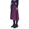 Kimjisu Jersey Panel Skirt _ Purple
