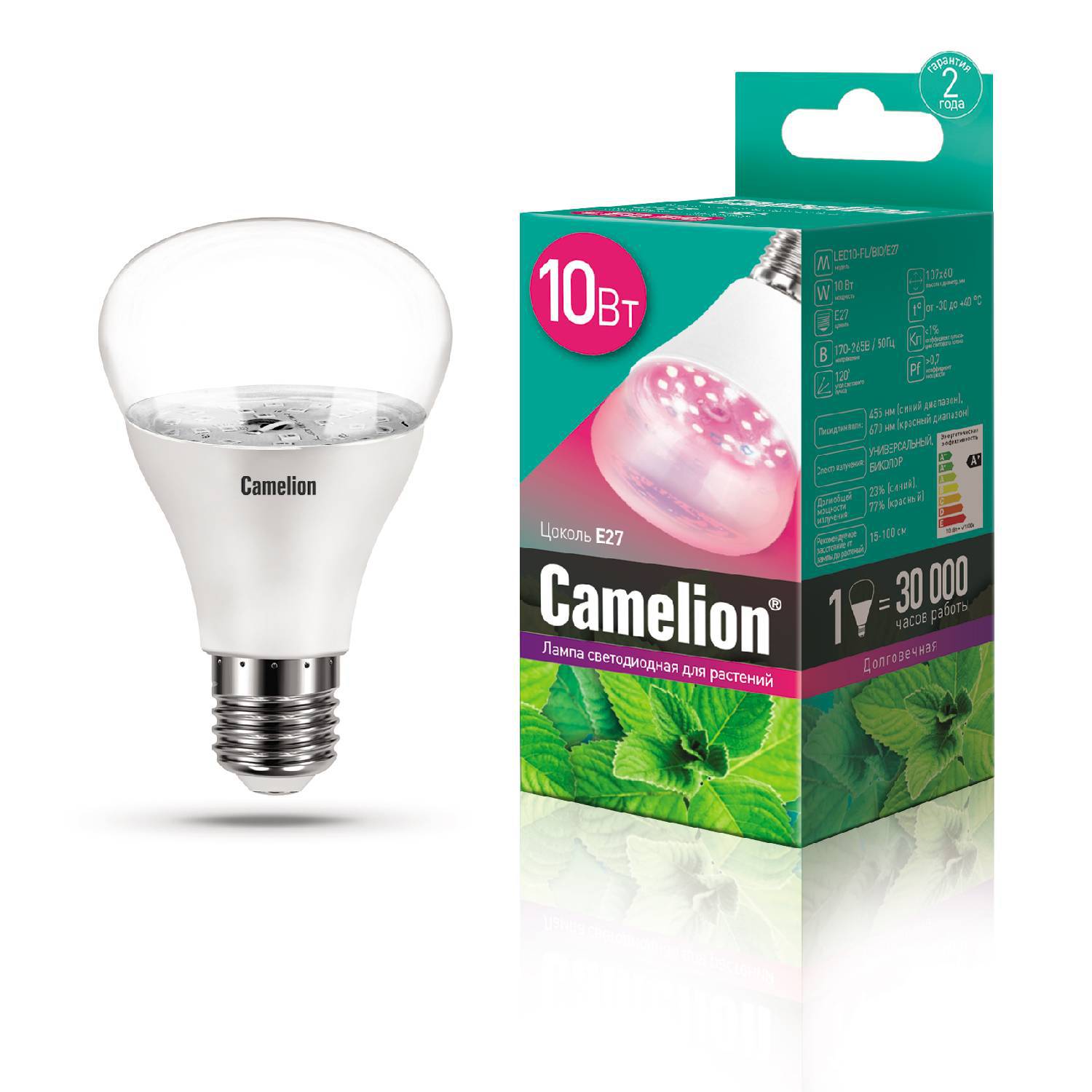 

Led Lamp Camelion Led10-pl bio e27