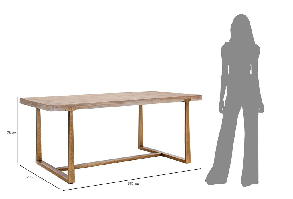 Esstisch Ankara 180x90x78 cm