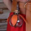 Cosplay Medieval Glass Magic Bottle PU Leather Belt Accessories Viking Knight Retro Cork Dark Magic Bottle Cosplay Accessories