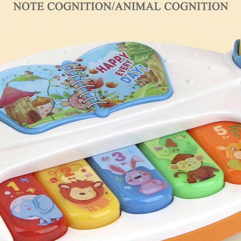 Animal Print Baby Piano Toys Light Sound Baby Musical Toy Baby Music Keyboard  Gift