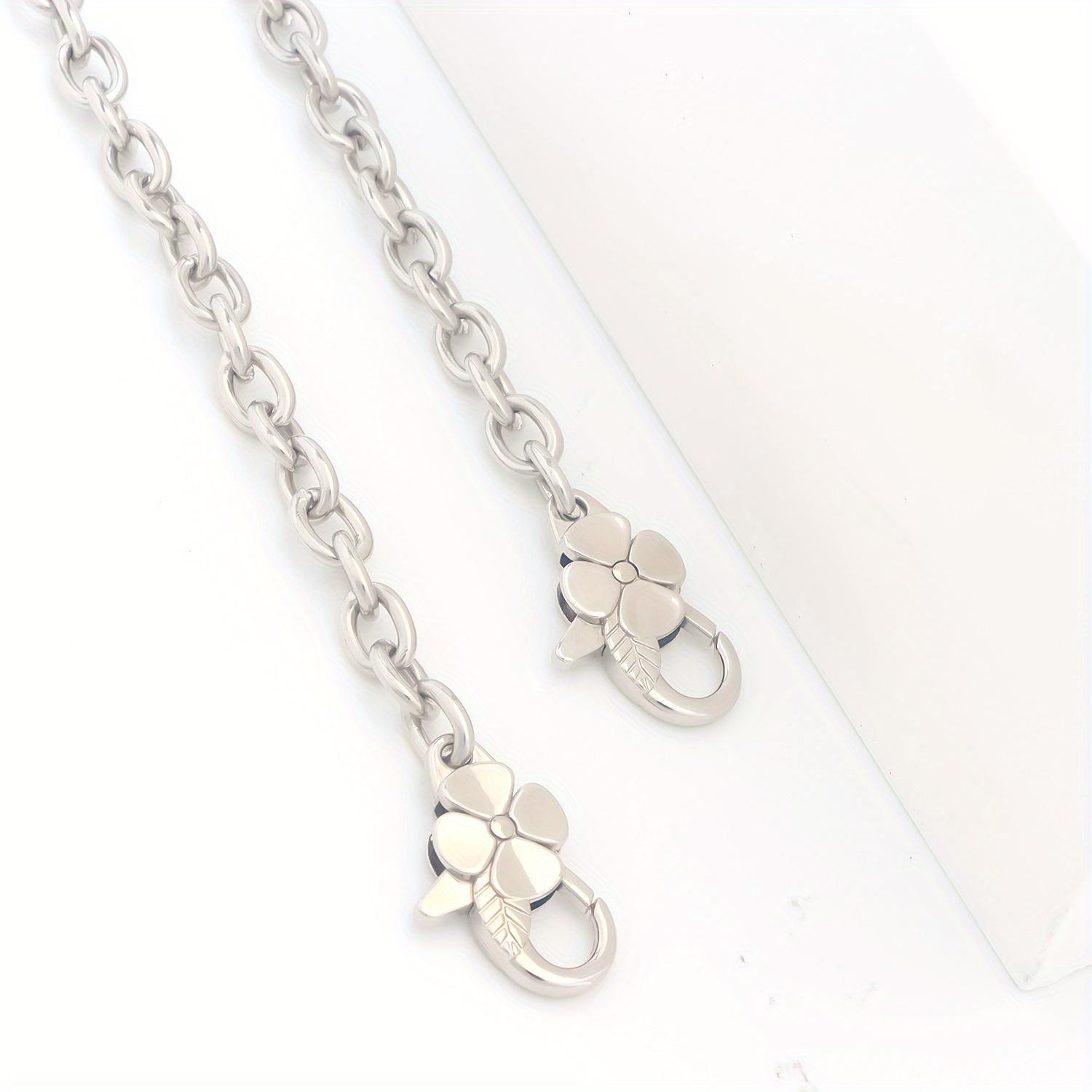 

Цепочка для наплечной сумки, ремешок для сумки, ручки для клатчей, для кошелька, сумок, поделок своими руками, аксессуары для сумки 60cm серебряный