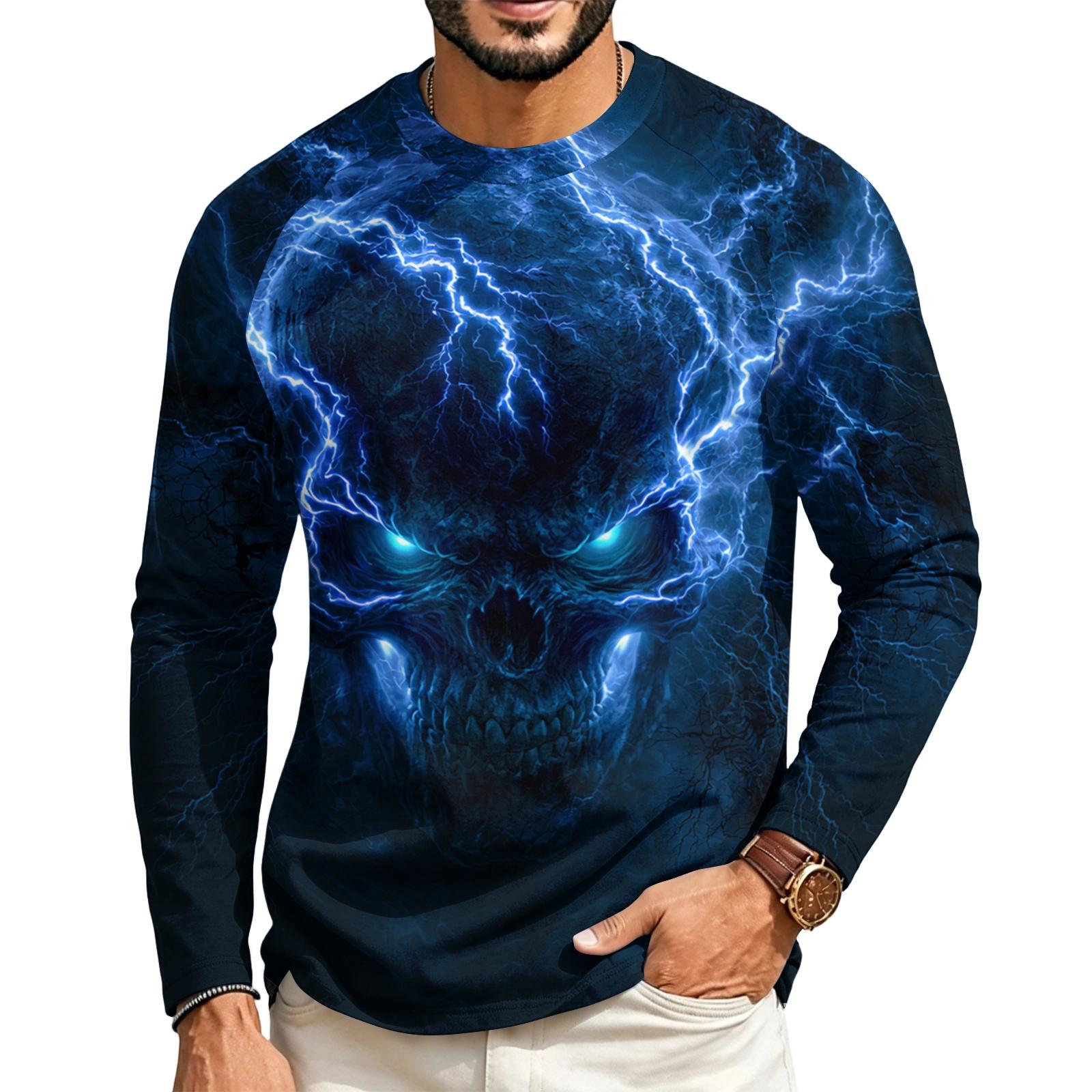 Men s Raglan Long Sleeve T-Shirt Casual Neck Pullover for Everyday Wear XXXXL