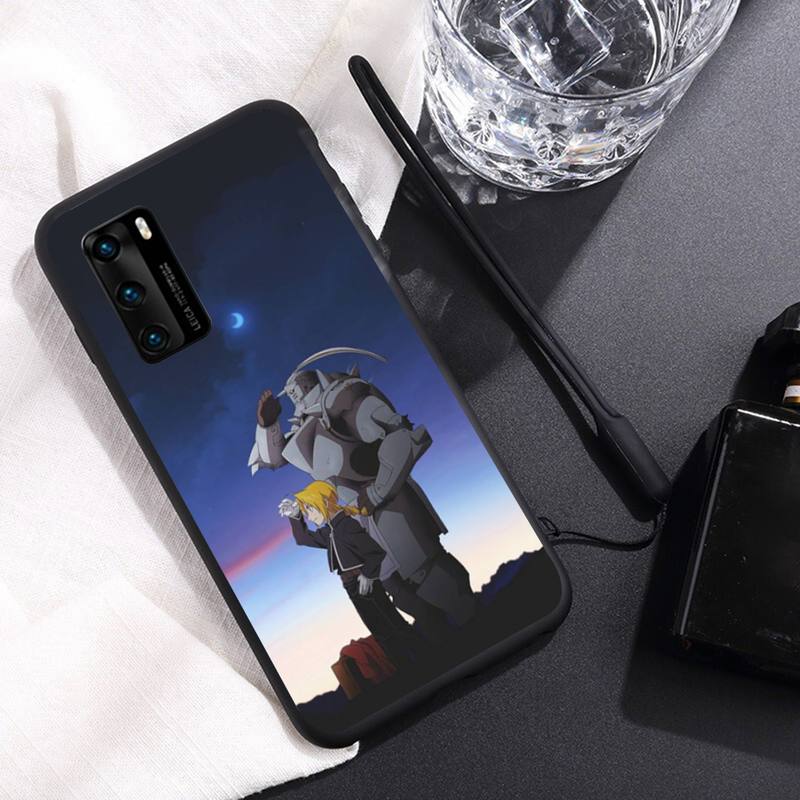Anime FULLMETAL ALCHEMIST Phone Case For Huawei Y6 Y7 Y9 Prime 2019 Y9s Mate 10 20 40 Pro Lite Nova 5t Silicone Cover