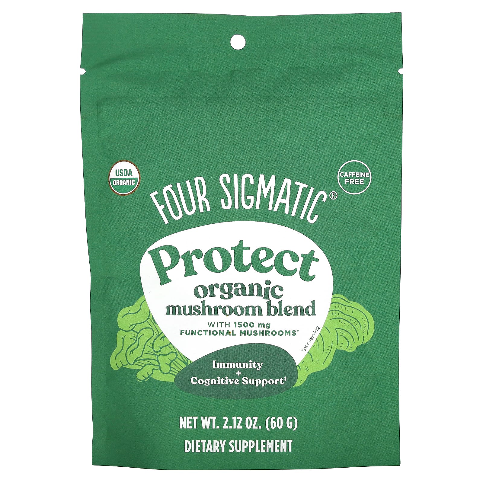 

Protect, Organic Mushroom Blend, 60G (2.12Oz)