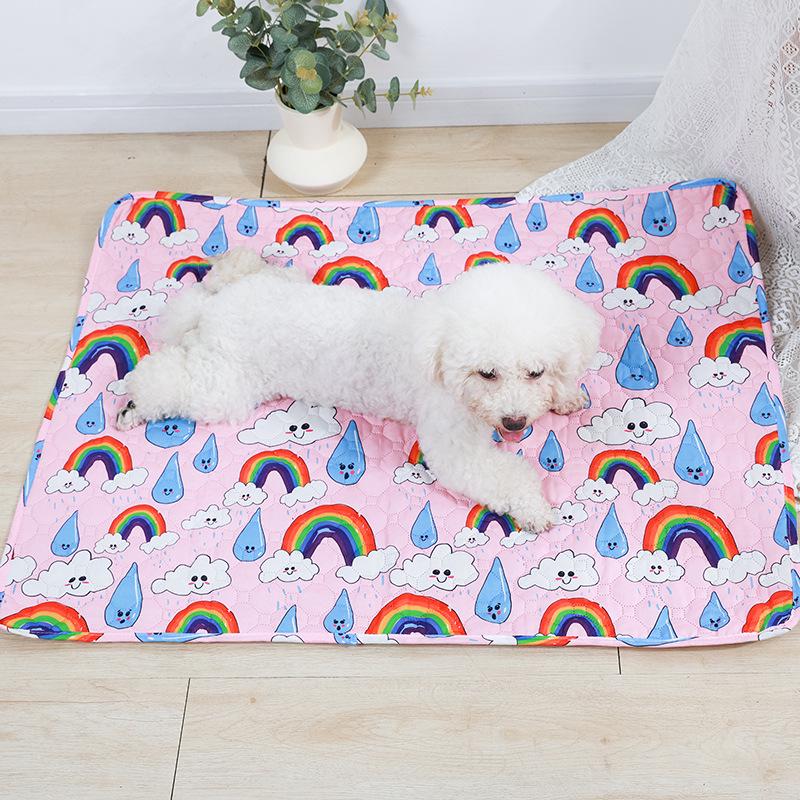 Reusable & Washable Cross-Border Pet Pee Pad: Absorbent & Waterproof for Dogs & Cats, Suitable for All Seasons