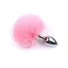 Bunny Tail Fur Ball Anal Plug - Unisex Adult Toy for Pleasure