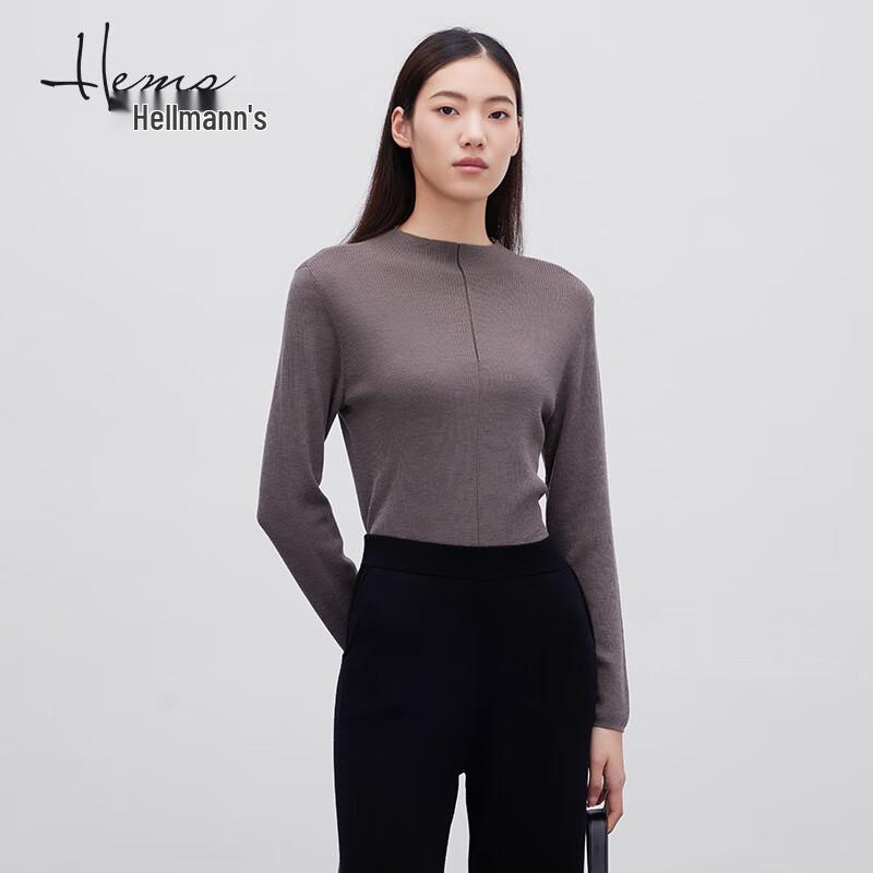 Haier Mans Women's Collared Long Sleeve Wool Blend Sweater