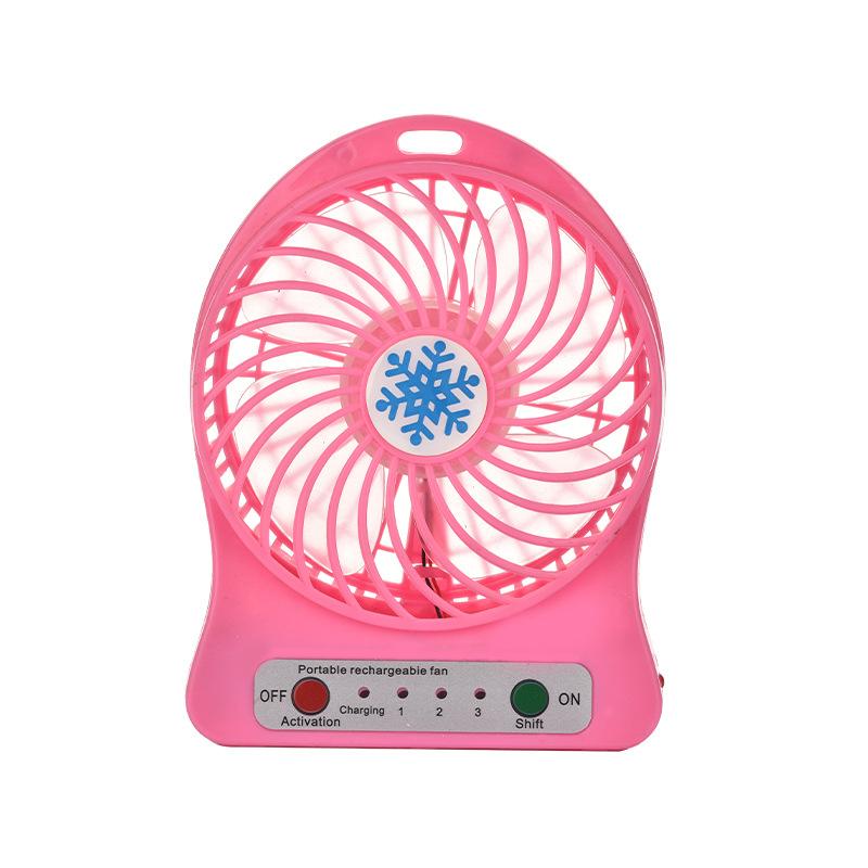 Mini Portable Fan Usb Rechargeable Fan Portable Rechargeable LED Light Fan Cooler Mini Desk USB 18650 Battery Cooling Fans