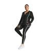 Yoga pants fashion striped fitness pants high waist hip lift slim slim yoga pants breathable sports fitness pants