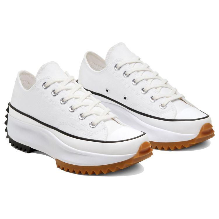 Converse Run Star Hike Low White Unisex Sneakers Black Gum 168817C