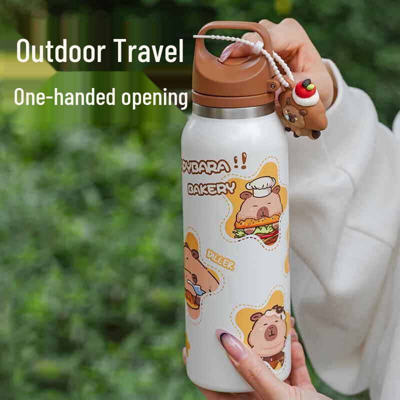 Diller D9357 Capybara 600ml Insulated Bottle
