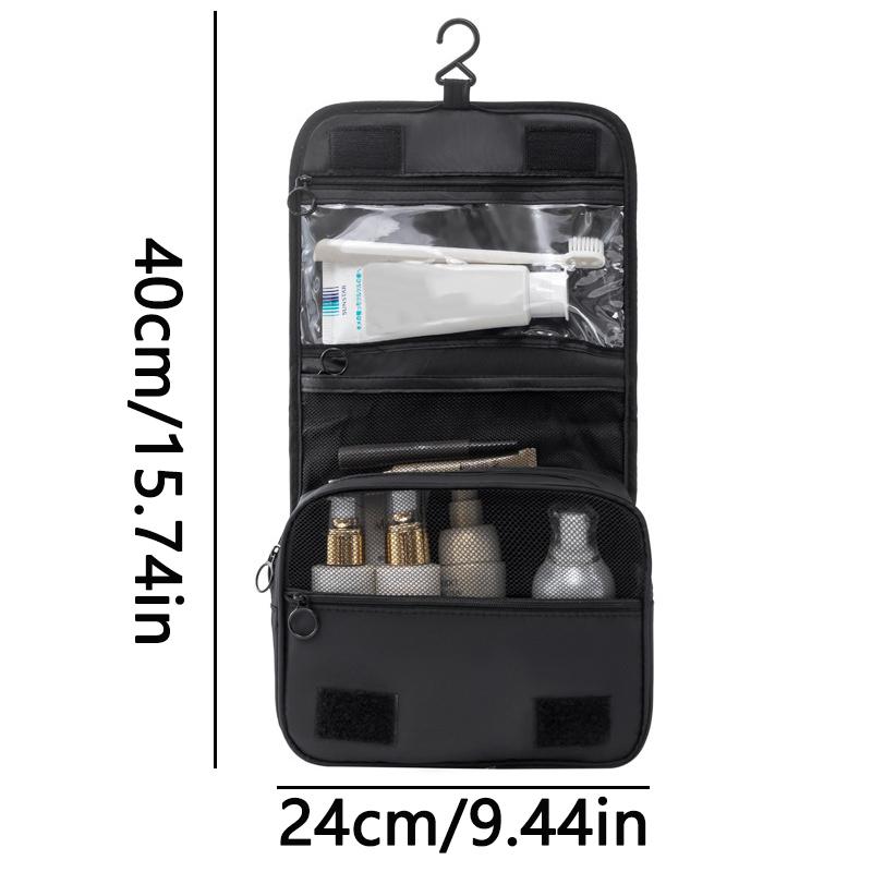 Portable Hanging Toiletry Bag for Business Trips Multi Layer Storage Large Capacity Skincare Makeup Bag
