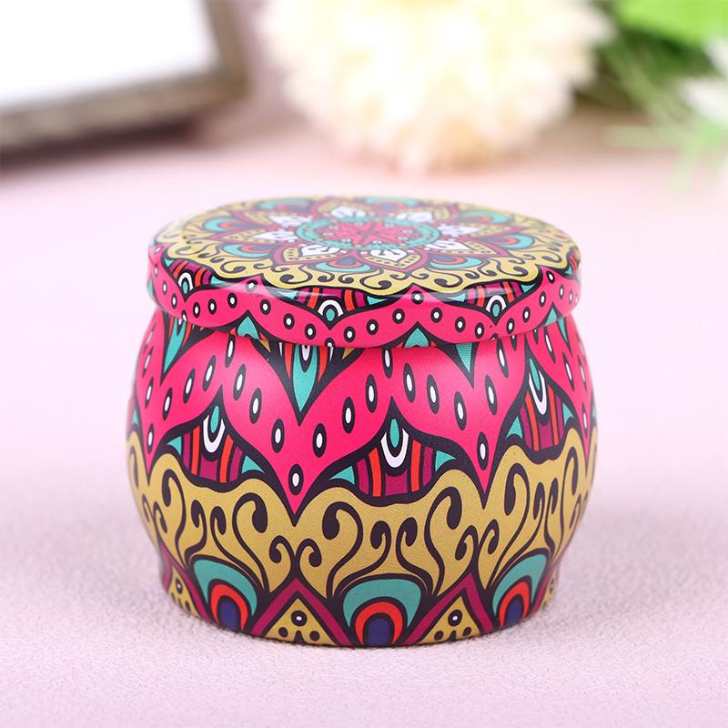 Vintage-Kerzen-Blechdose, Süßigkeiten-/Keks-Aufbewahrungsbox, Trockengewürz-Aufbewahrungsglas, geeignet für die Herstellung von DIY-Kerzen, kosmetischer Salbe, Weihnachten