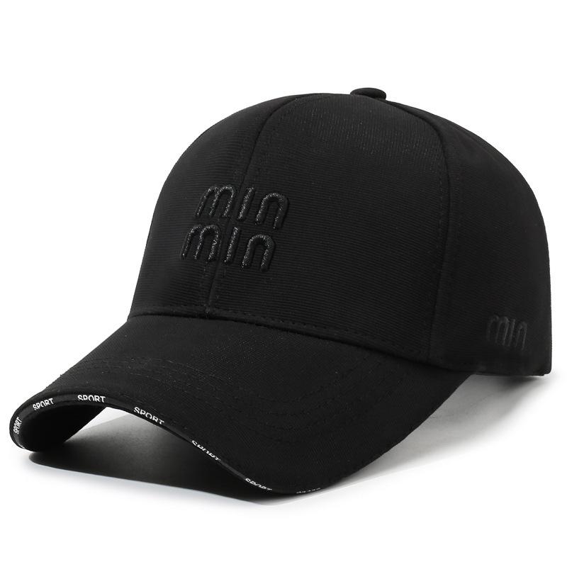 Enlarged And Widened Baseball Cap, Lengthened Brim 10.5Cm Men'S And Women'S Versatile Face Small Embroidered Sunshade Cap