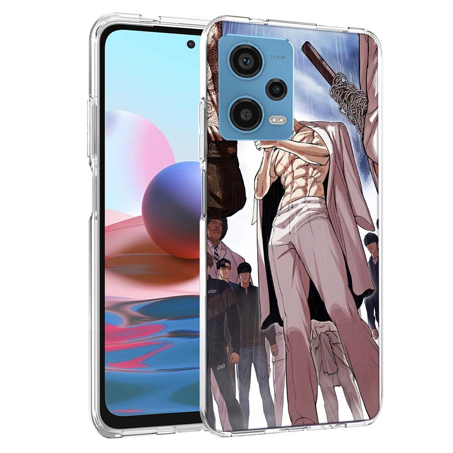Jonggun  Lookism Phone Case For Redmi Note 13 12 14 15 Pro Plus 13R 11 11T 11E 11S 10 Pro 10S 9 9S Cover Cell Clear TPU Capa Cas