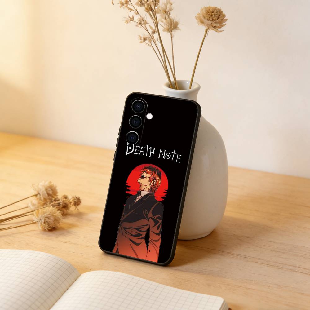 

Чехол для телефона Death Note Лайт Ягами для Samsung Galaxy A73,A72,A71,A70,A53,A52,A51, Мягкий силиконовый черный чехол Samsung a42 5g