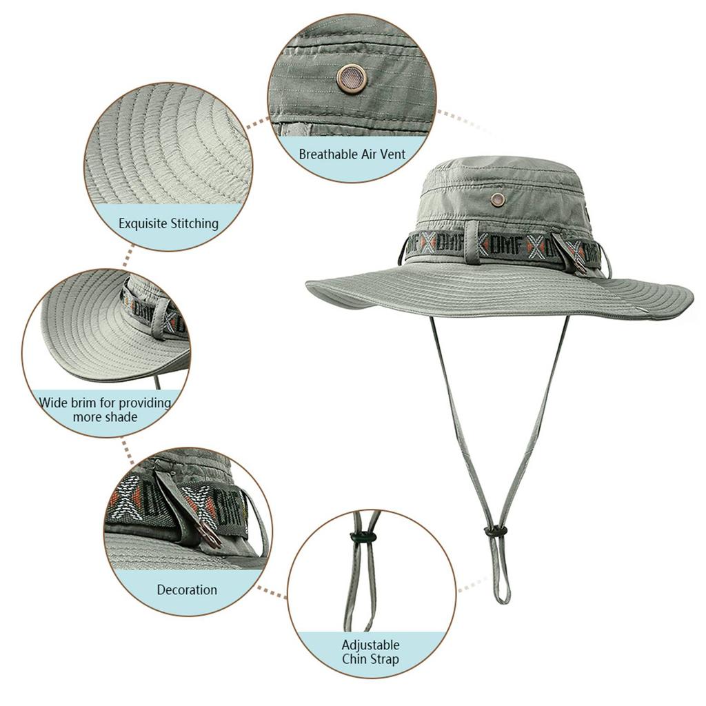 Outdoor Foldable Sun Hat Summer UV Cap Fishing Hunting Hat