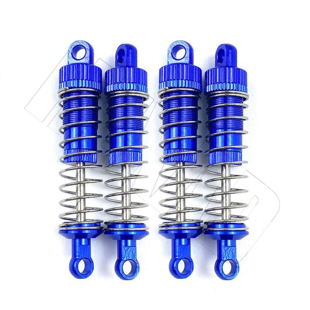 4Pcs Metal Hydraulic Shock Absorber Oil Damper for WPL C14 C24 C34 C44 MN Model D90 D91 99 99S Hs 18311 18312 RC Car
