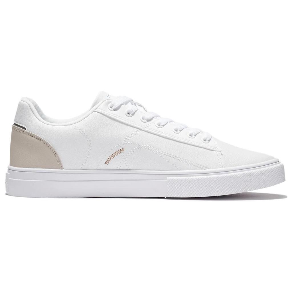 Li-Ning Non-Slip Wear-Resistant Breathable Low-Top Skate Shoes Men Sneakers White AGCR479-3