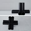 Metal Handicraft Geometric Hollow Pipe Cross Star Black Cross Knot Metal Decorative Figurines Home Decoration Accessories
