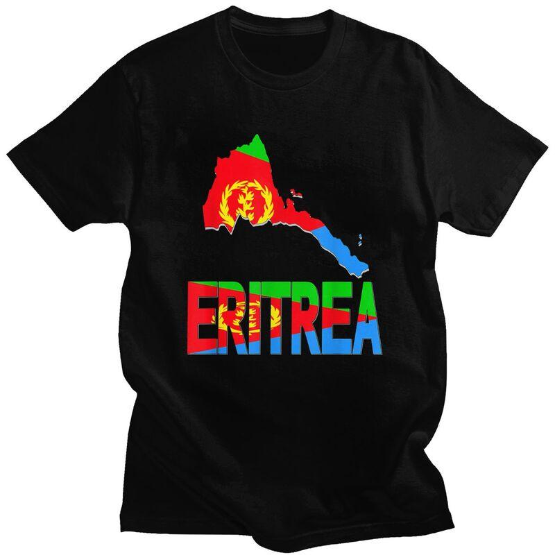 

Custom Eritrea Map Eritrean Flag T Shirt for Men Tshirt Casual Tees Short Sleeves T-shirts Slim Fit - Men s Summer Cotton Gra... S разноцветный