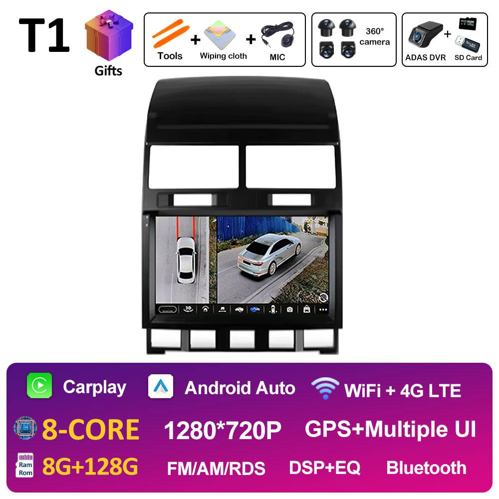 Wireless Carplay For Volkswagen Touareg GP 2002 2003 2004 2005 2006 2007 - 2010 Android Intelligent System Bluetooth Accessories