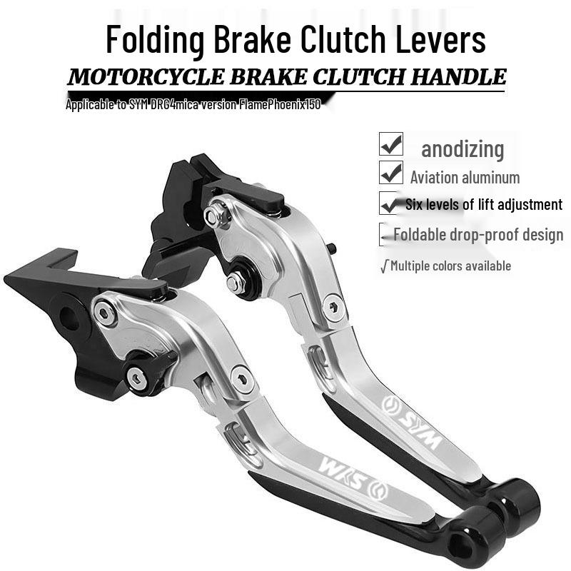 

Sanyang DRG4 Flame Phoenix 150 Folding Brake Clutch Lever Red Black Red