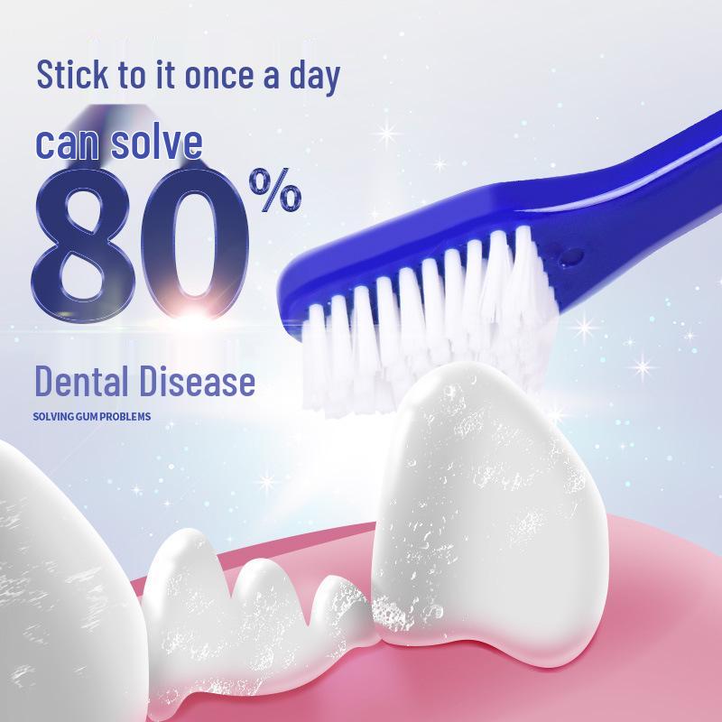 Pet Toothbrush & Edible Toothpaste Set - Cat & Dog Breath Freshener & Teeth Cleaner