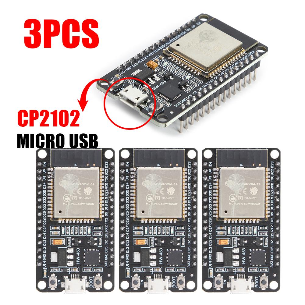 ESP32 -32 Entwicklungsboard TYP-C CH340C/ USB CP2102 WiFi+Bluetooth Ultra-Niedriger Stromverbrauch Dual-Core Drahtlosmodul